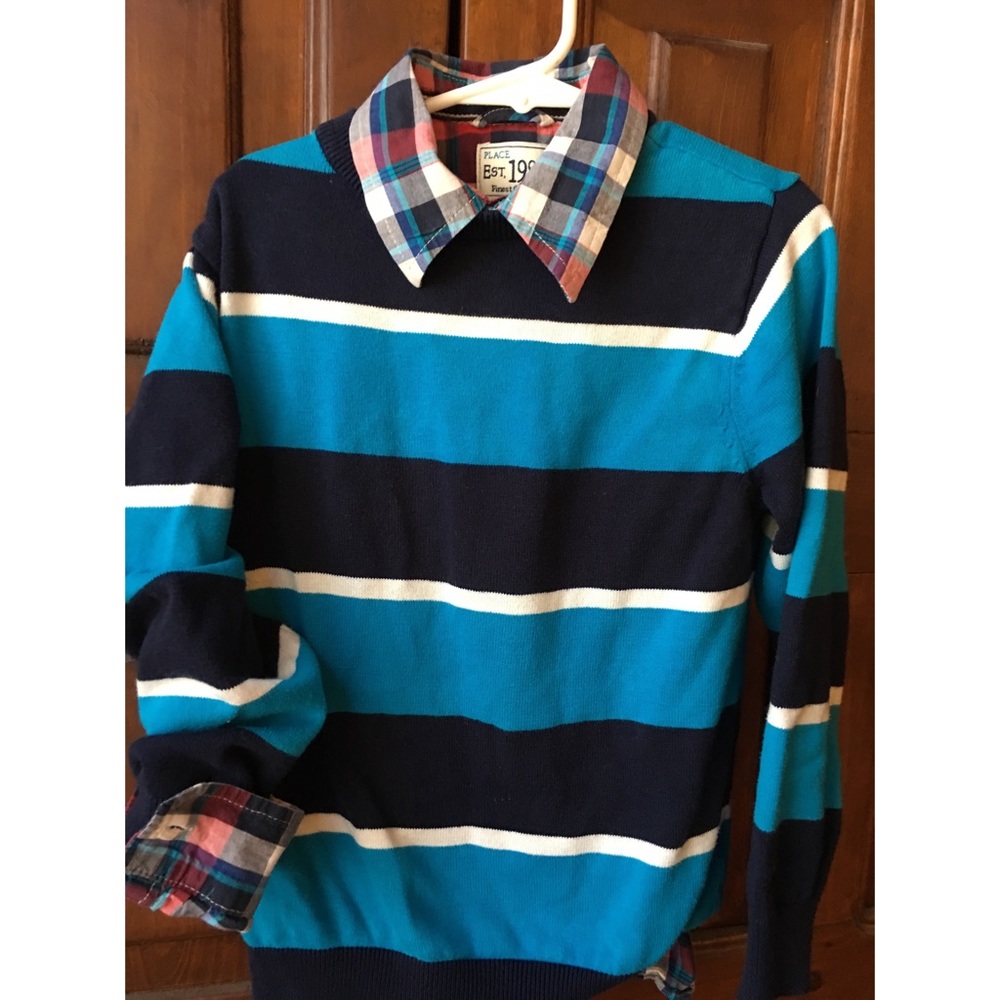 Children’s place sweater 5/6 striped pattern