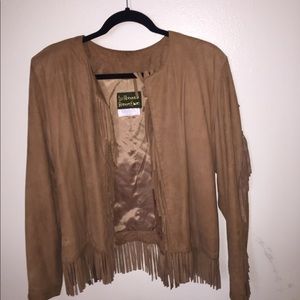 Suede Vintage Fringe Jacket