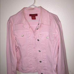Pink Denim Jacket