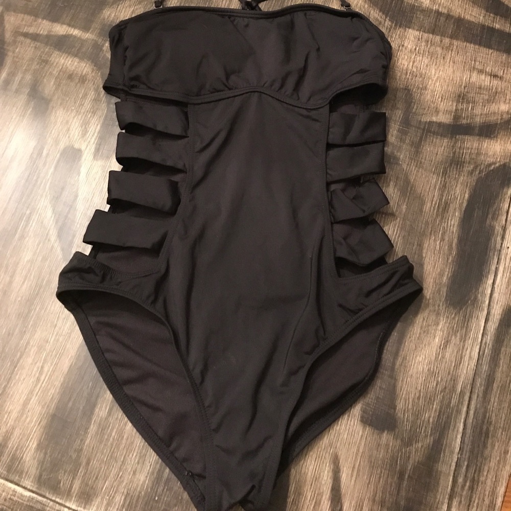 Black one pieces