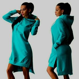 SOLD💍STORM Blue Hoodie Dress