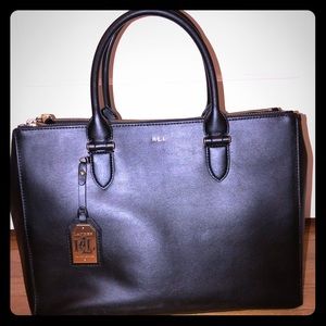 Ralph Lauren Newbury Double Zip Satchel