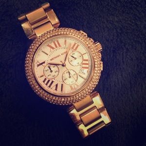 Rose gold Michael kors Camille watch