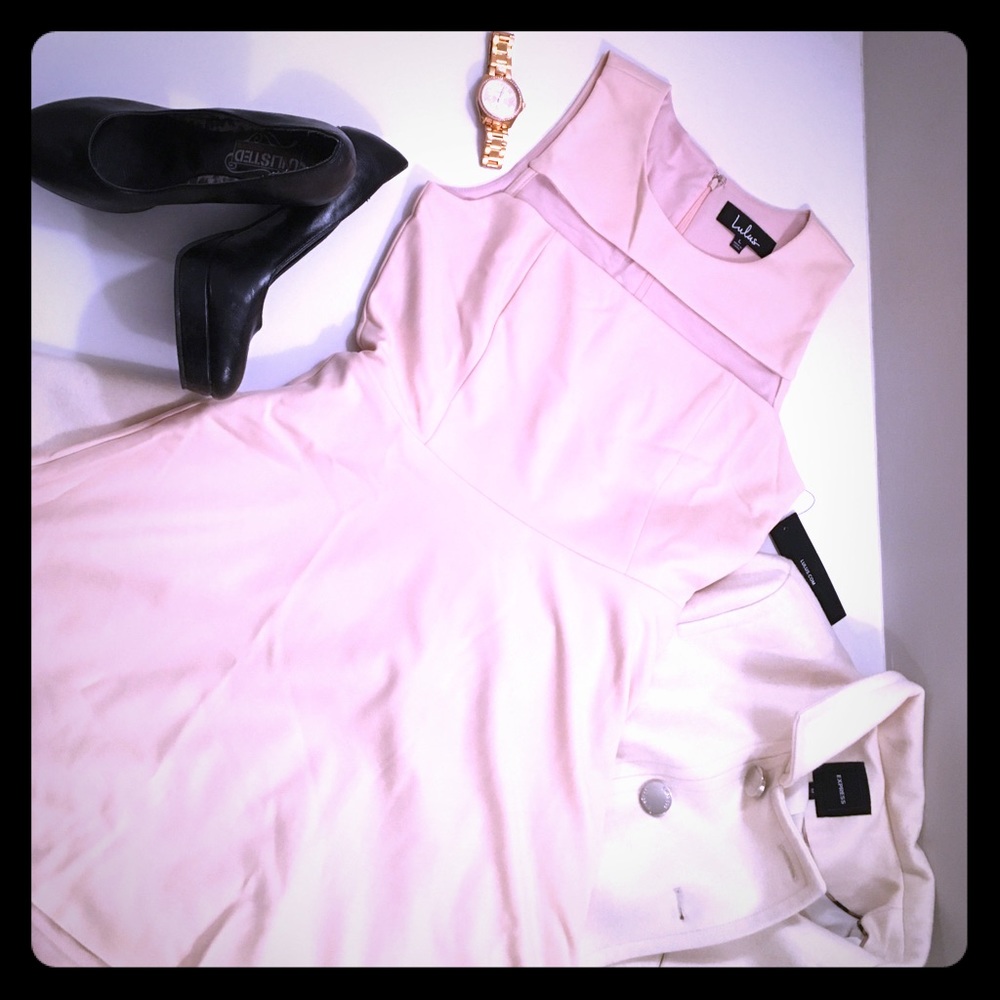 Precious and fun LuLu's brand dress in Nude