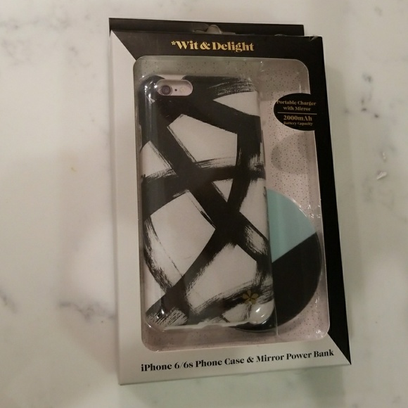 3/$25☆☆☆ iPhone 6/6s Case & Mirror Power Bank - Picture 1 of 3