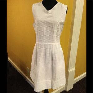 Gap. Sleeveless white dress. Size 8.