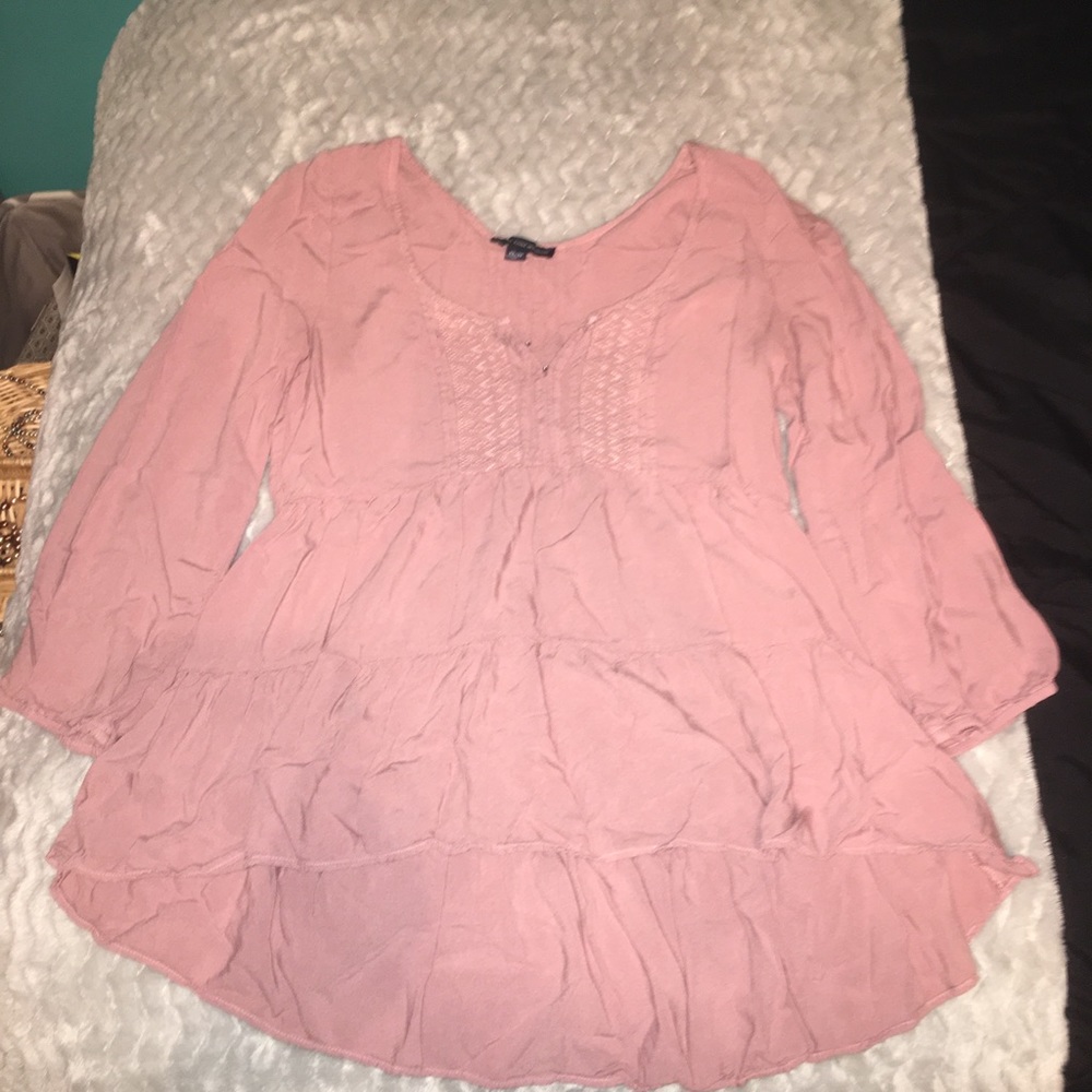Pink blouse
