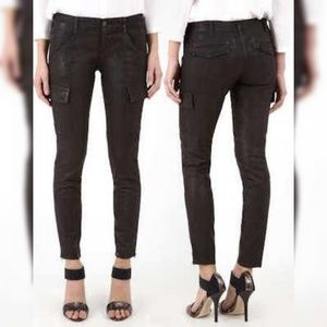 J Brand Houlihan Waxed Cargo Pants in Mocha