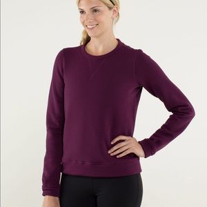Lululemon Keep It Cozy Crew Plum