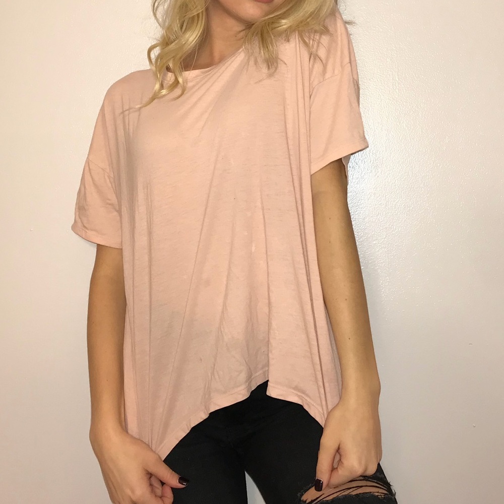 Baby Pink Loose Tee