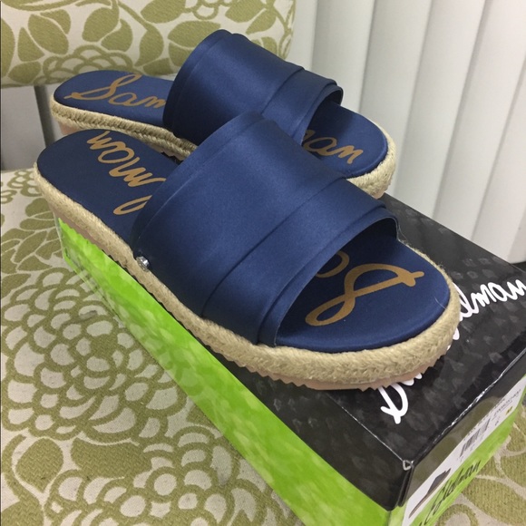 Sam Edelman Shoes - Sam Edelman Lars Blue Espadrilles