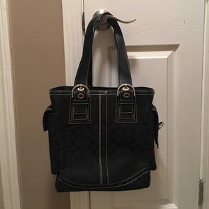 Black coach bag