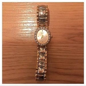 {Caravelle by Bulova} Silver/Gold Quartz Watch