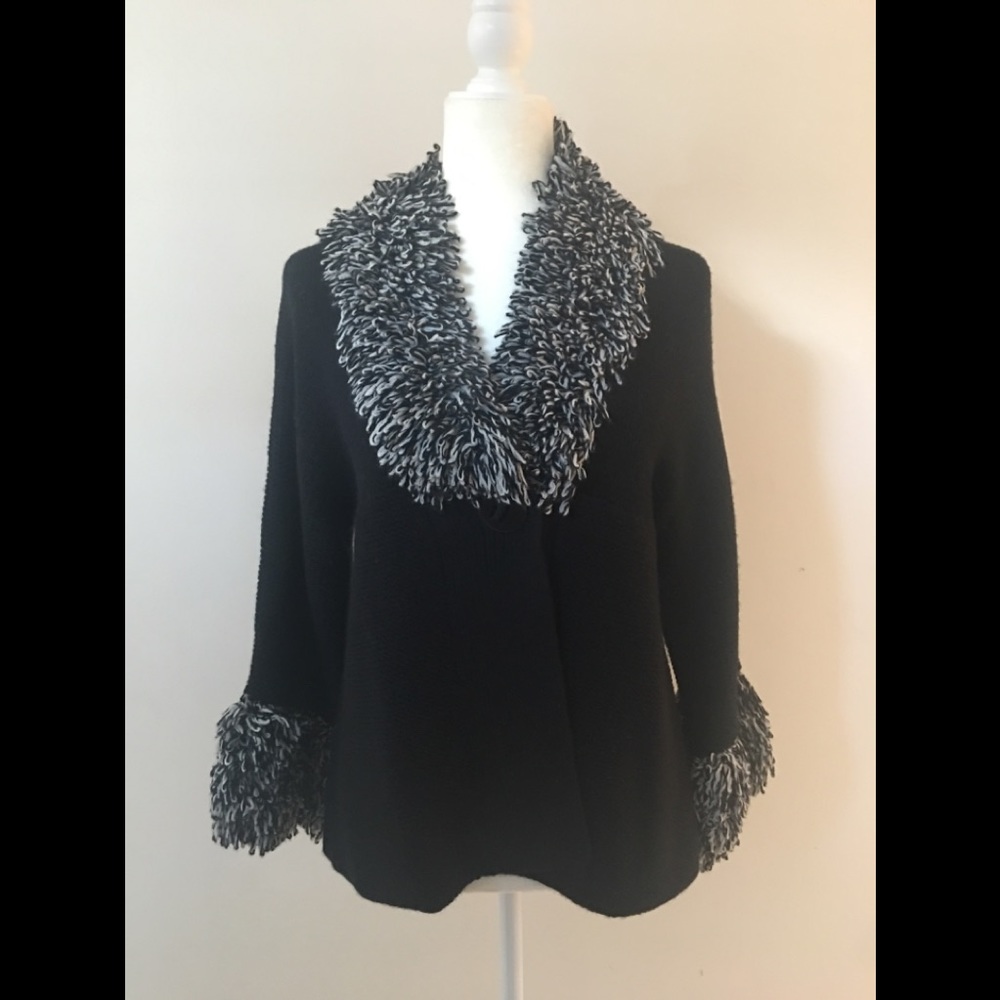 MAGASCHONI wool sweater jacket XS