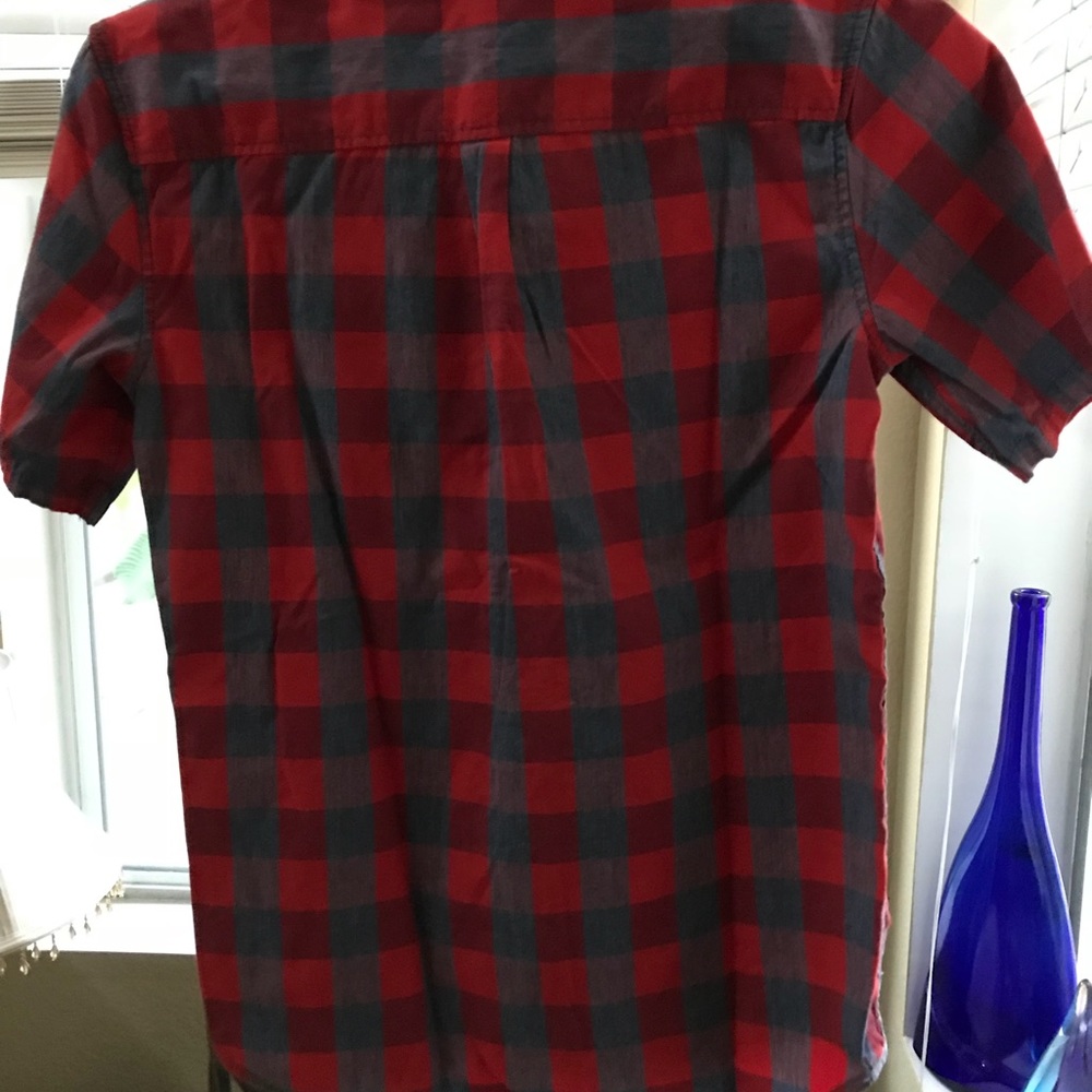 Boys collared Vans shirt