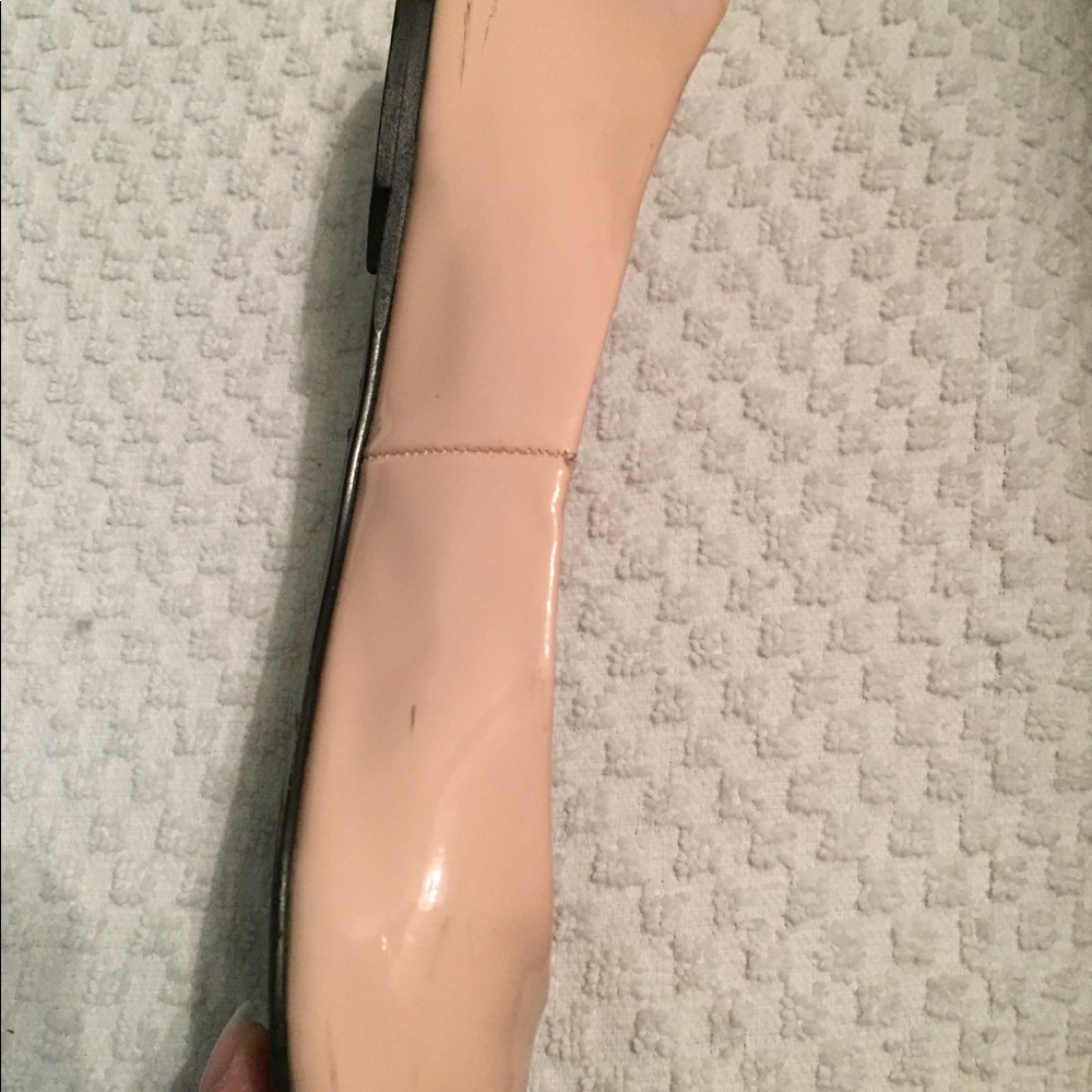 Pink flats with black bows - Picture 3 of 5