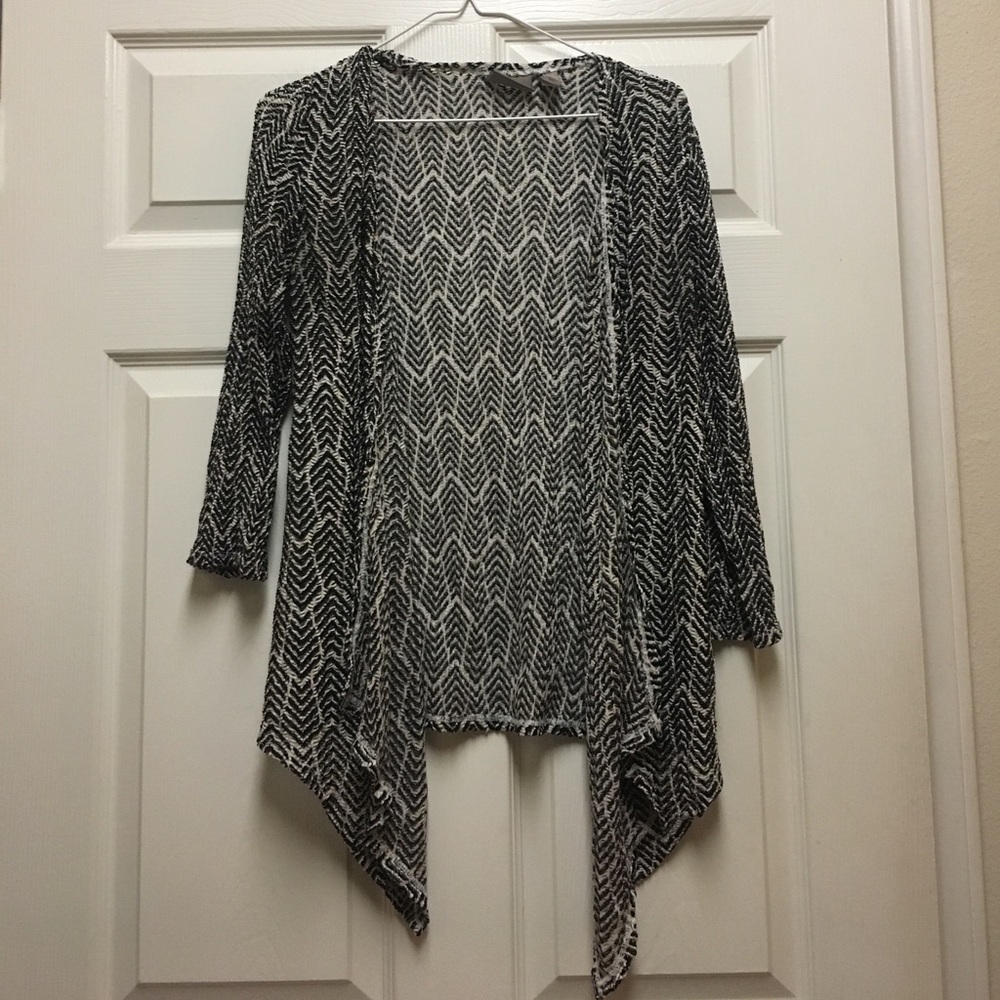 Black and white jacket