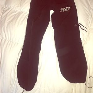 XS drawstring Zumba pants