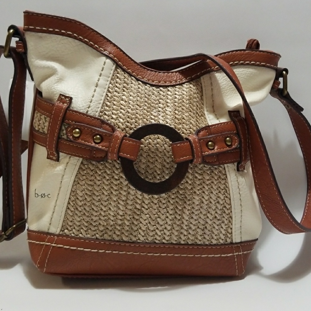 (NWT) BOC Nayarit Straw Xbody Bag