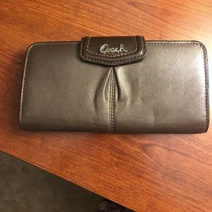 Brown coach wallet
