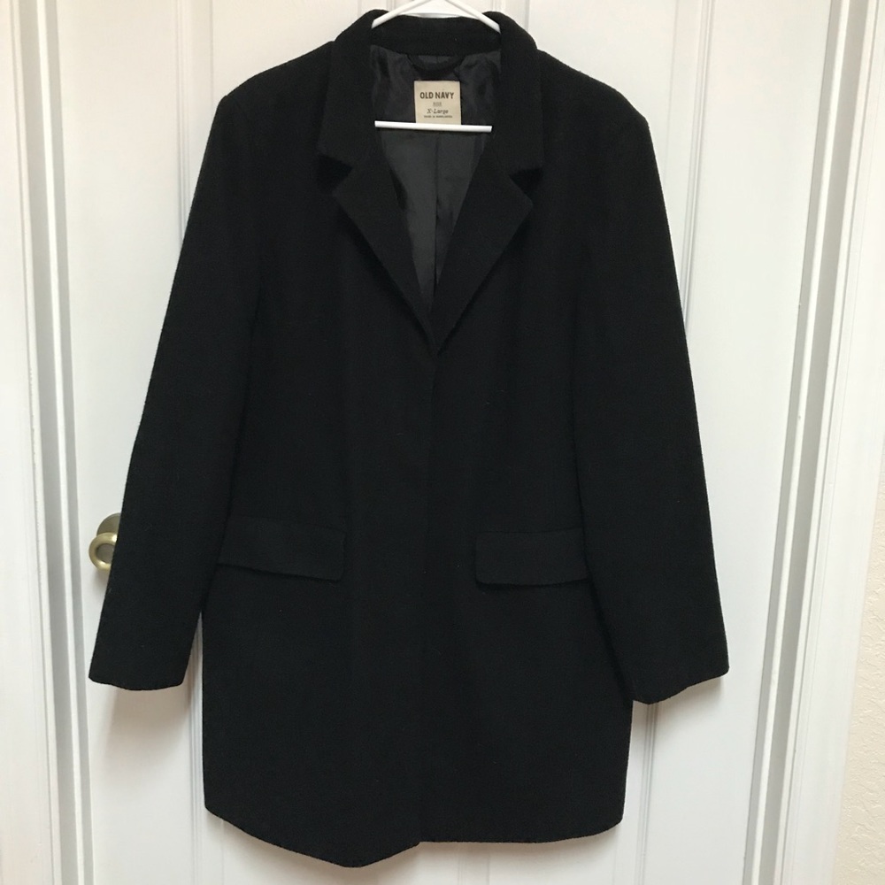 Vintage Old Navy Black Pea Coat