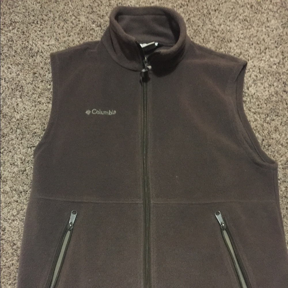 Columbia vest. Mocha brown. GUC size men's S