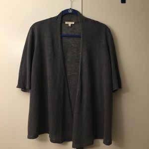 Eileen fisher large linen Lightweight cardigan