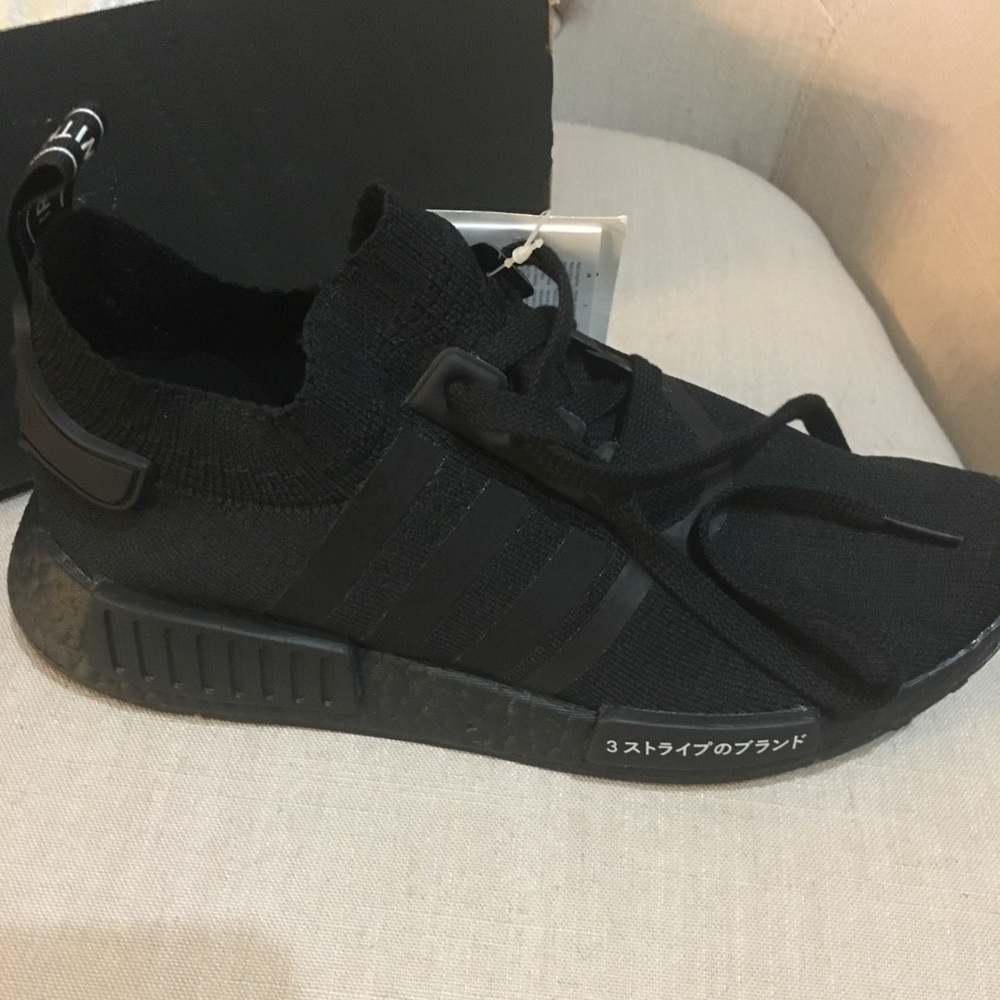 Brand new NMD R1 all black tennis shoes 6.5 mens