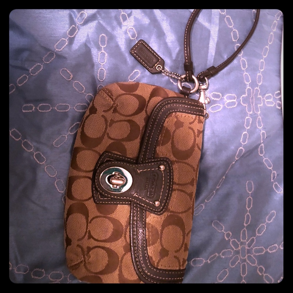 Authentic Coach Wristlet