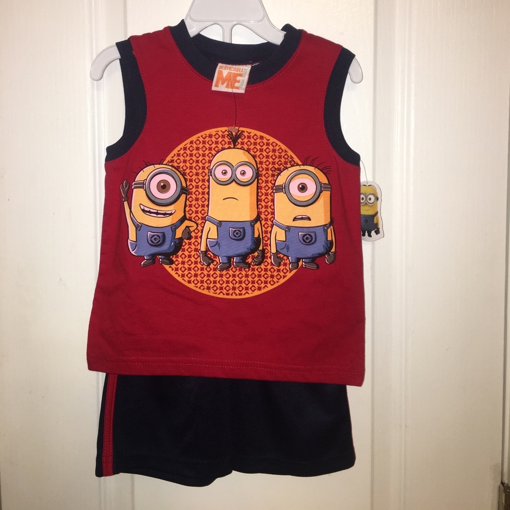 Despicable Me 3 boy’s 2pcs sleeveless top & short