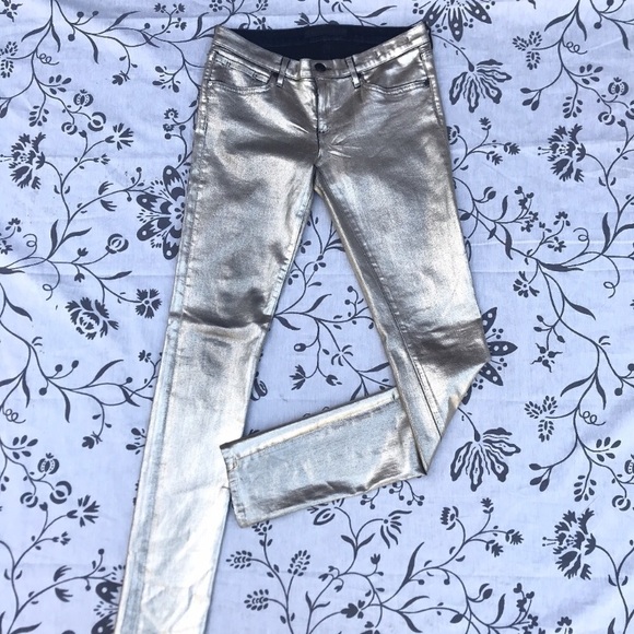 Juicy Couture Gold Skinny Jeggings - Picture 1 of 7