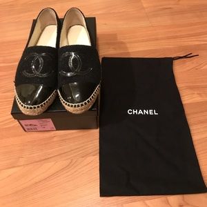 💯 Authentic Chanel Espadrilles size 38