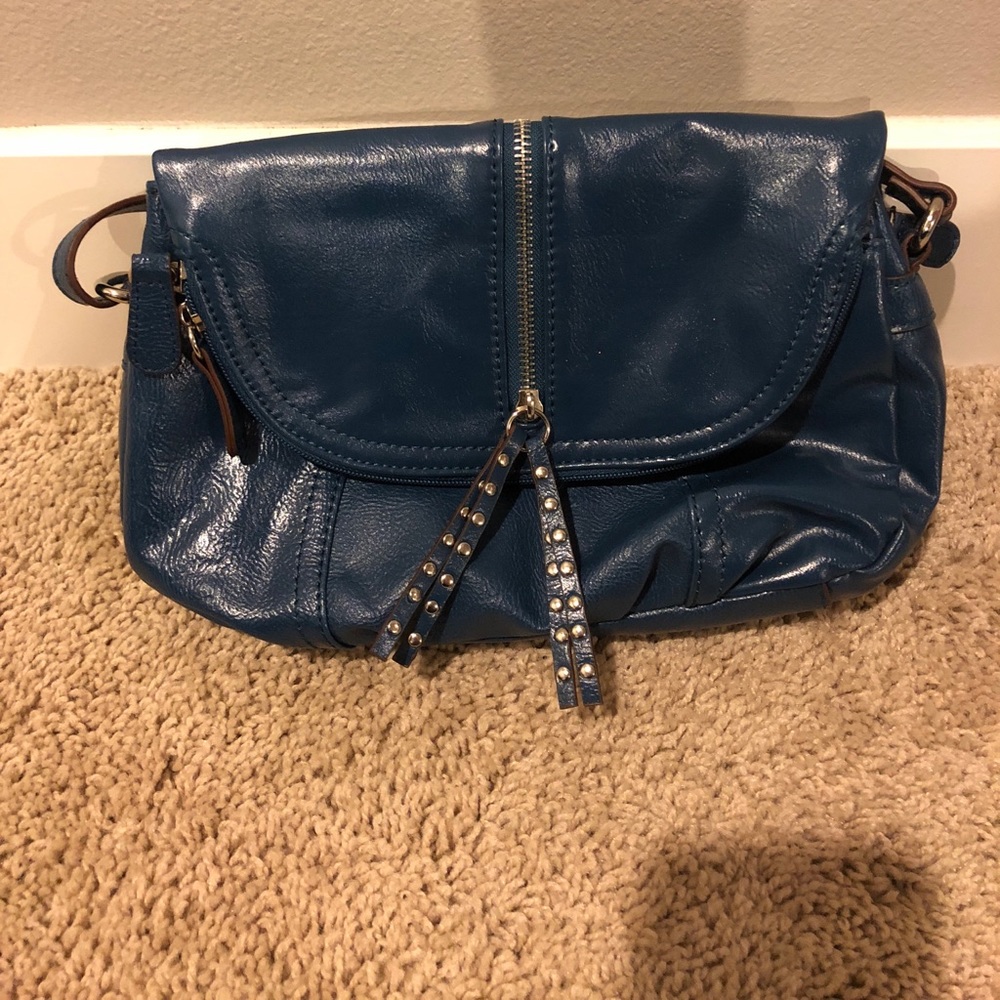 Style & Co teal crossbody bag