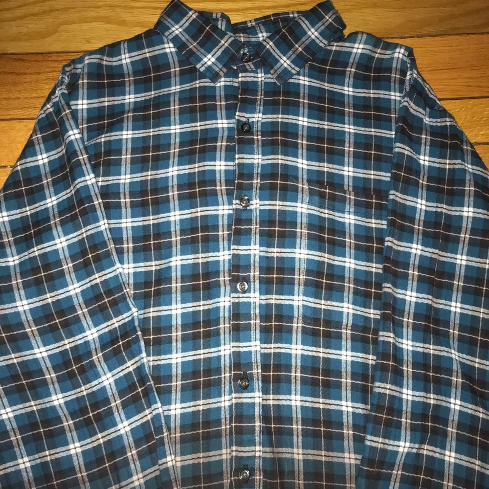 Saks Fifth Avenue Gray Men’s XL Button Up Shirt