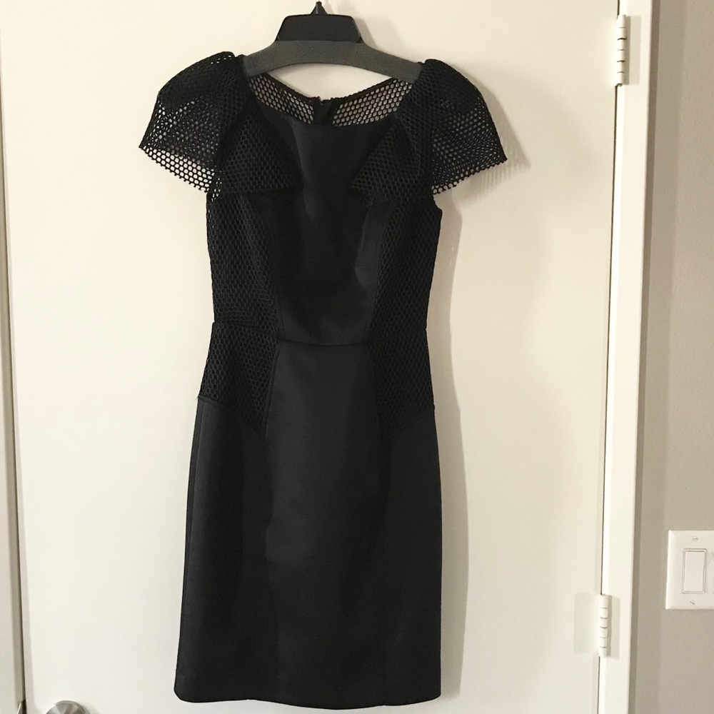 MILLY BLACK MIDI DRESS/ Length: 36 inches