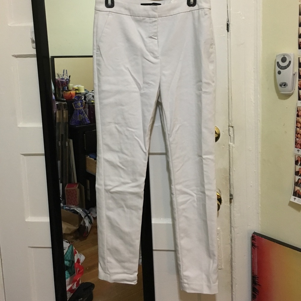 White high waisted trouser from Zara