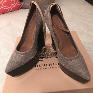 Burberry wedge heels