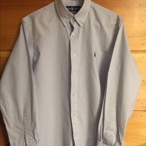 Ralph Lauren Polo blue button down 16