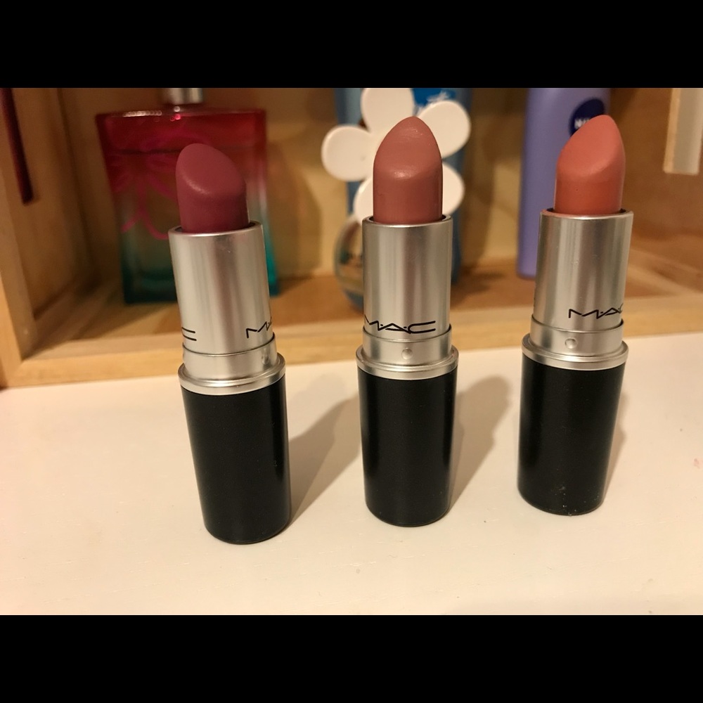 MAC LIPSTICK TRIO! Never been used