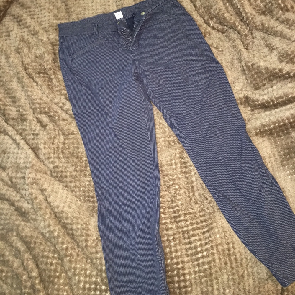 Navy GAP skinny ankle trouser
