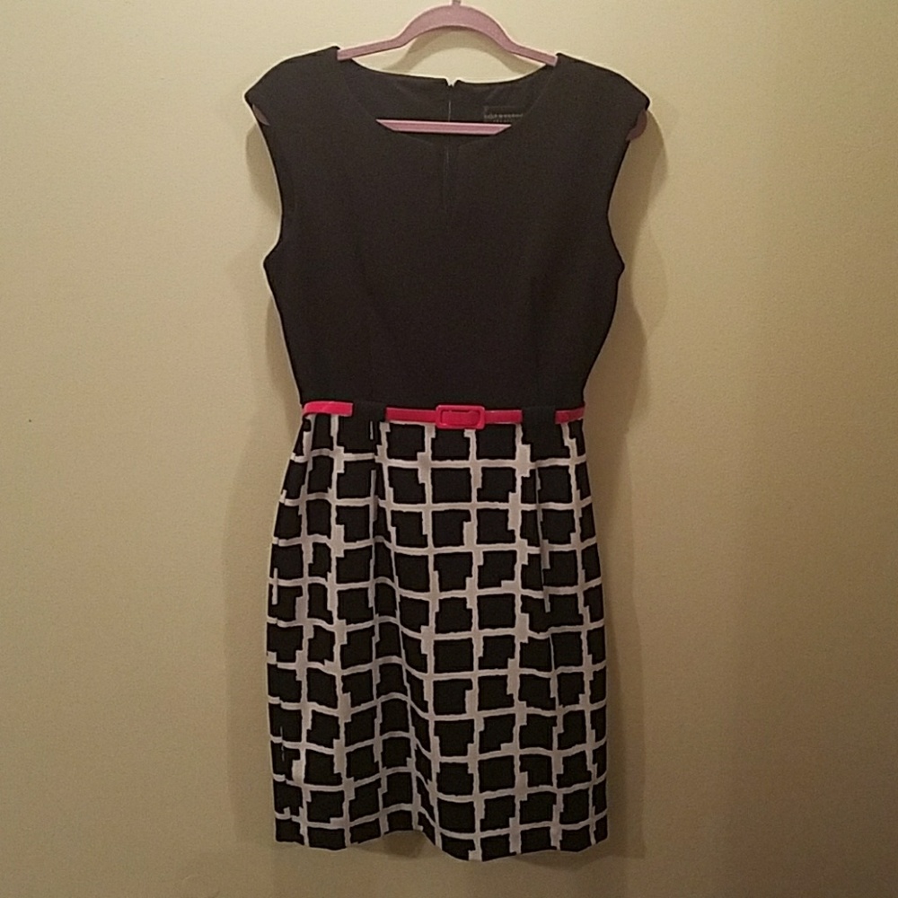 Black & white Connected dress