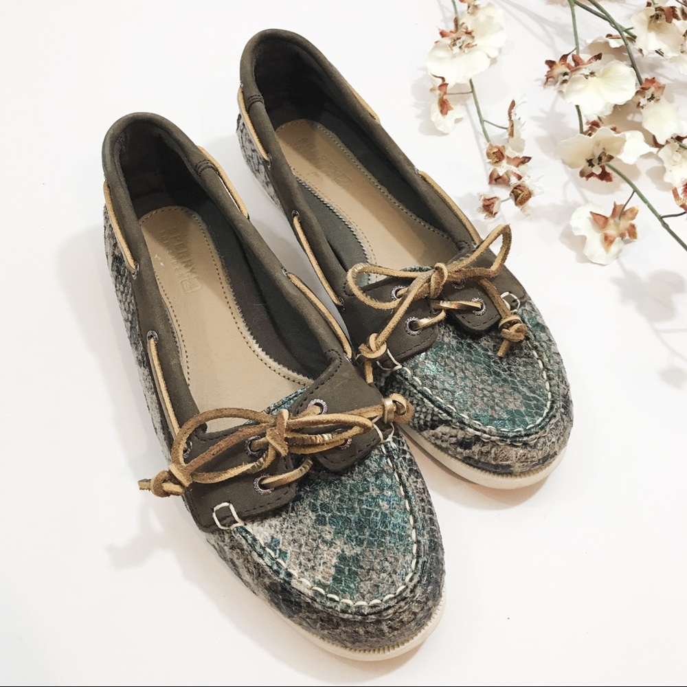 Sperry Top-Sider Snakeskin Boat Shoe