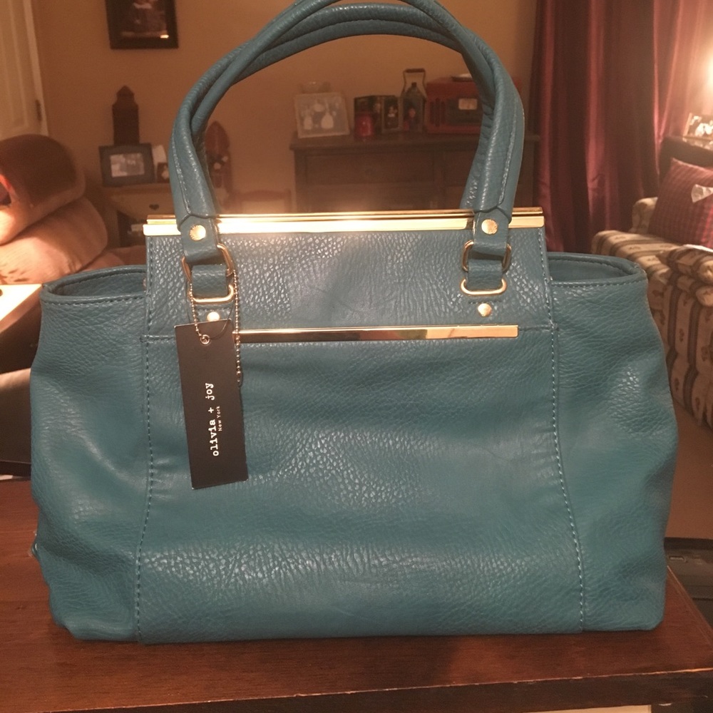 Olivia & Joy Blue Purse