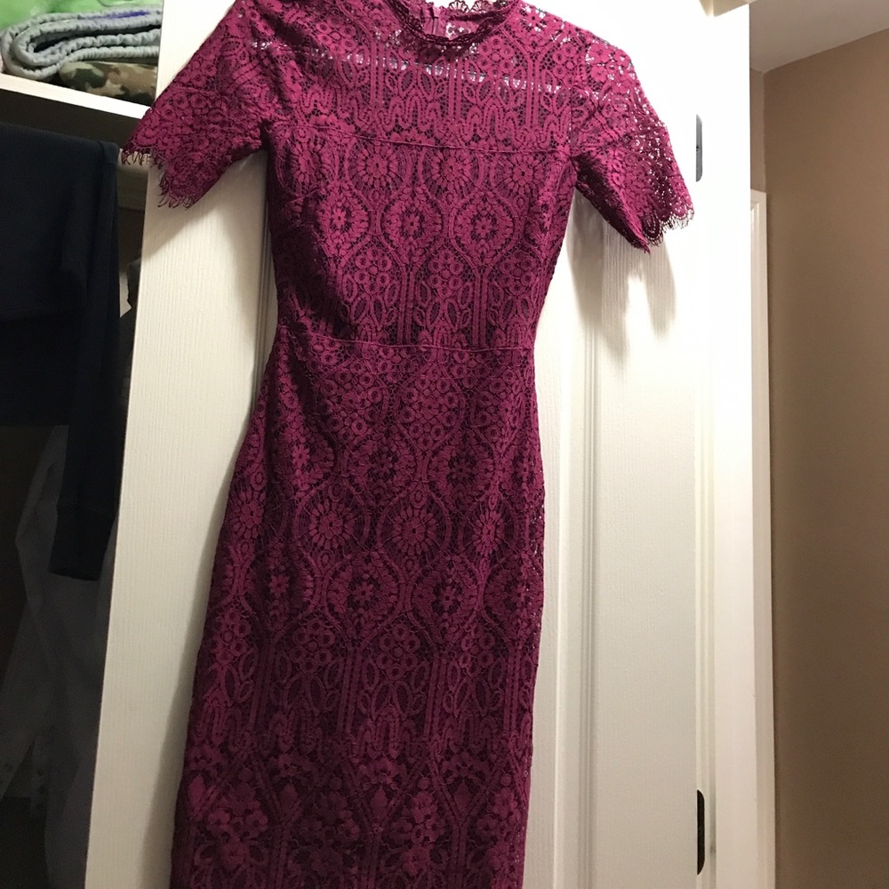 Maroon dress