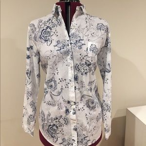 Cotton button down top