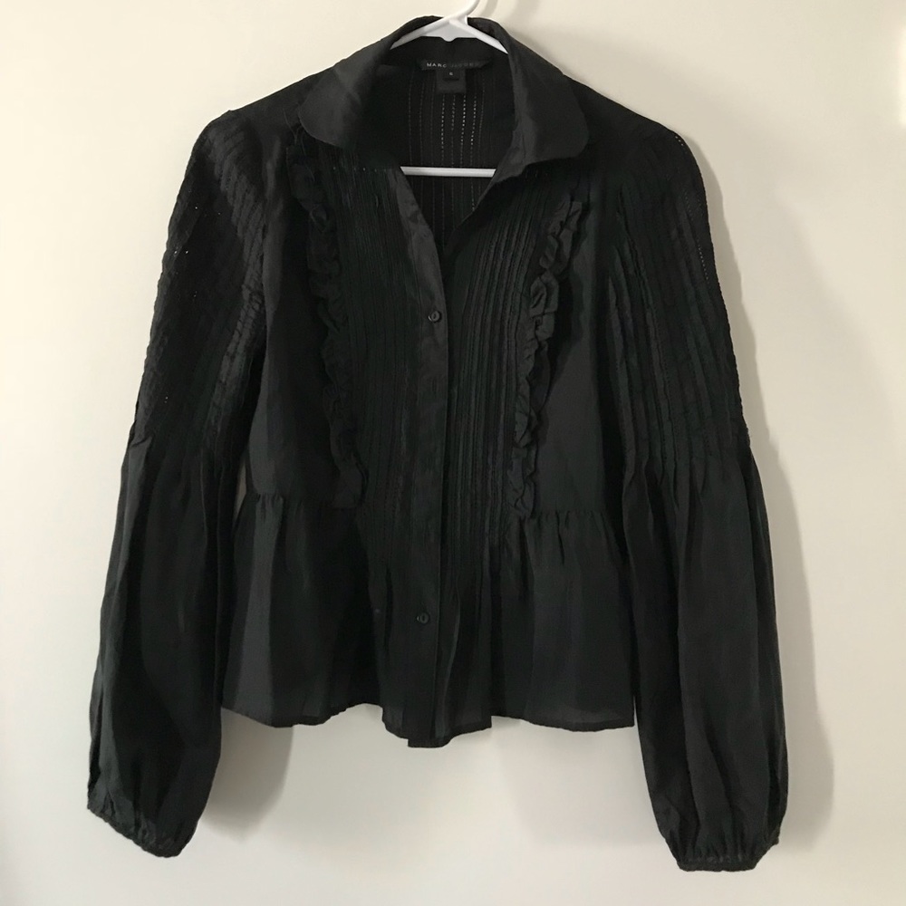 Marc Jacobs silk black shirt