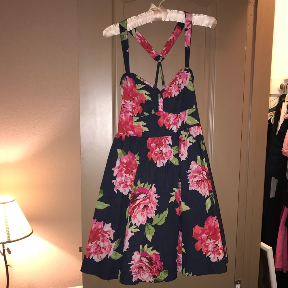 Abercrombie and Fitch Cotton Floral Print Dress