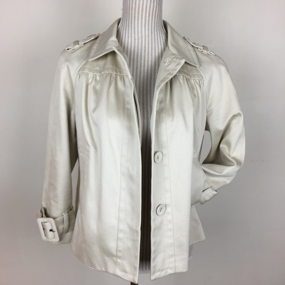 Banana Republic Jackets & Blazers - 📌LOWEST📌 Banana Republic Cream Lined Jacket