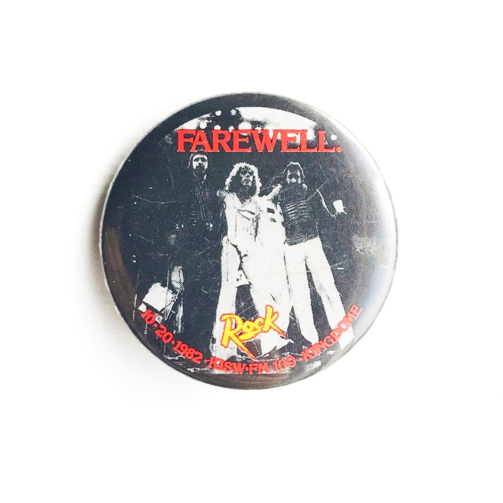 '82 The Who Farewell Tour Pin