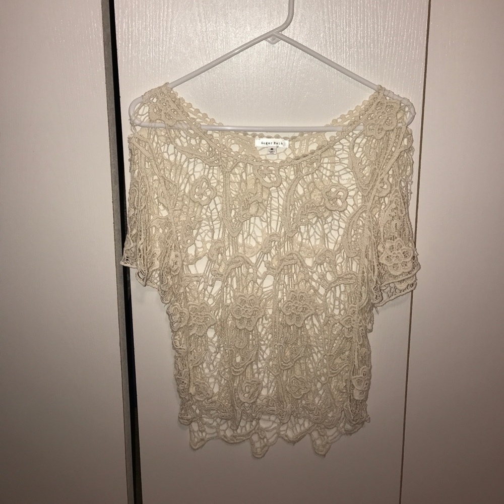 All lace top